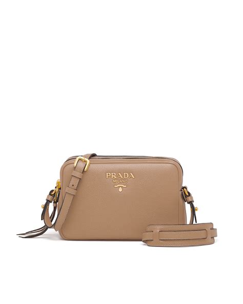 prada nylon crossbody bag beige